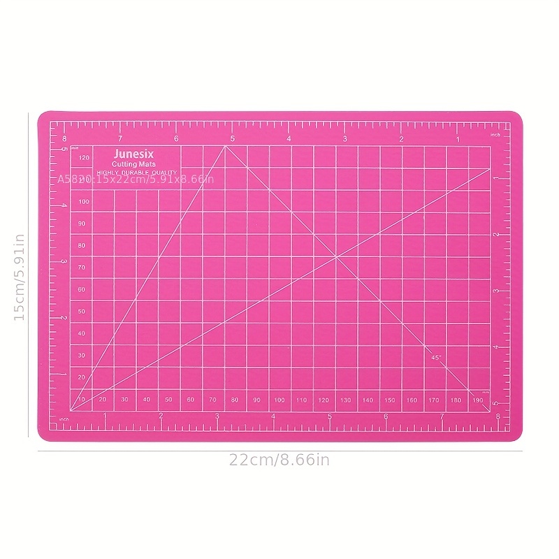 A5 Self Healing Cutting Mat Double Sided, Small Cutting Mat Great for  Scrapbooking, Quilting, Fabric, Sewing Crafts Projects