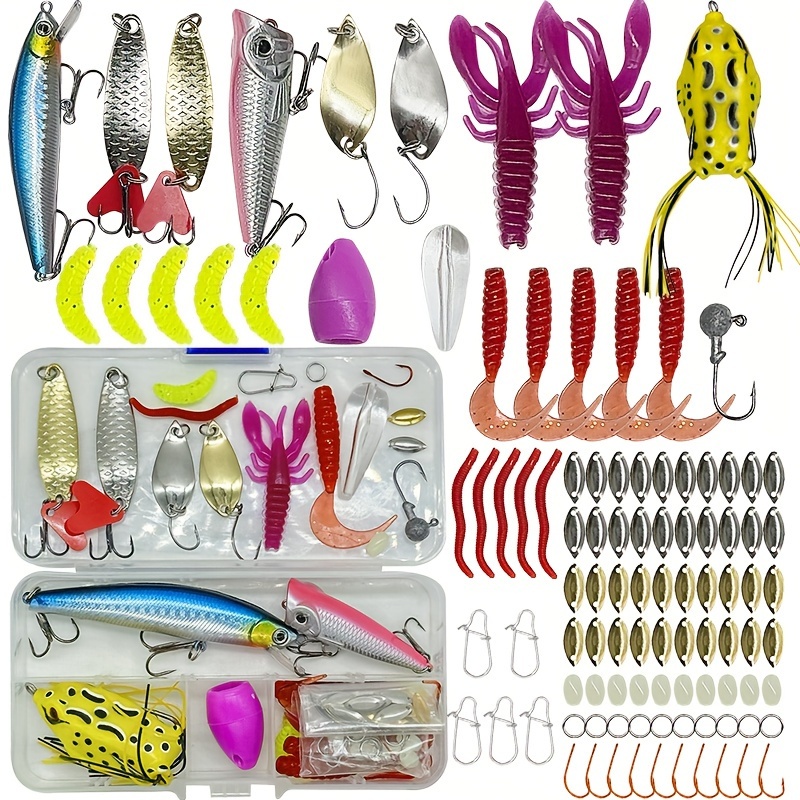 $20  Fishing Accessories Kit 208 pcs Review Bait And Wait Rock  Fishing From Shore! 