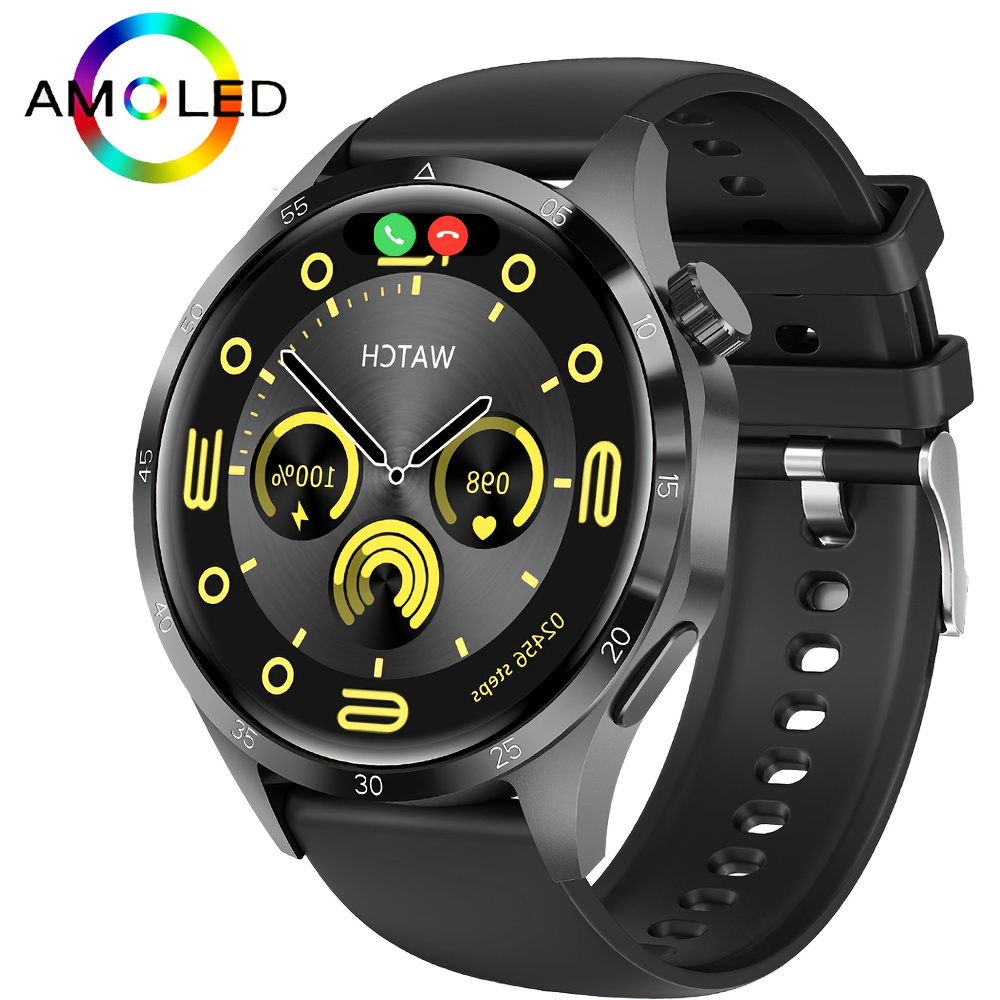 Comprar Zodvboz NFC reloj inteligente hombres reloj 4 Pro AMOLED HD  pantalla ritmo cardíaco Bluetooth llamada IP68 impermeable SmartWatch 2023  nuevo GT4 Pro