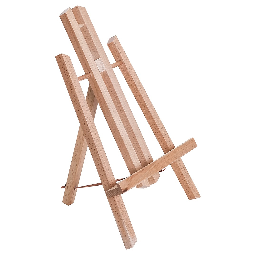 Meeden Easel Canvas Sets Tall Beechwood Tabletop Painting - Temu