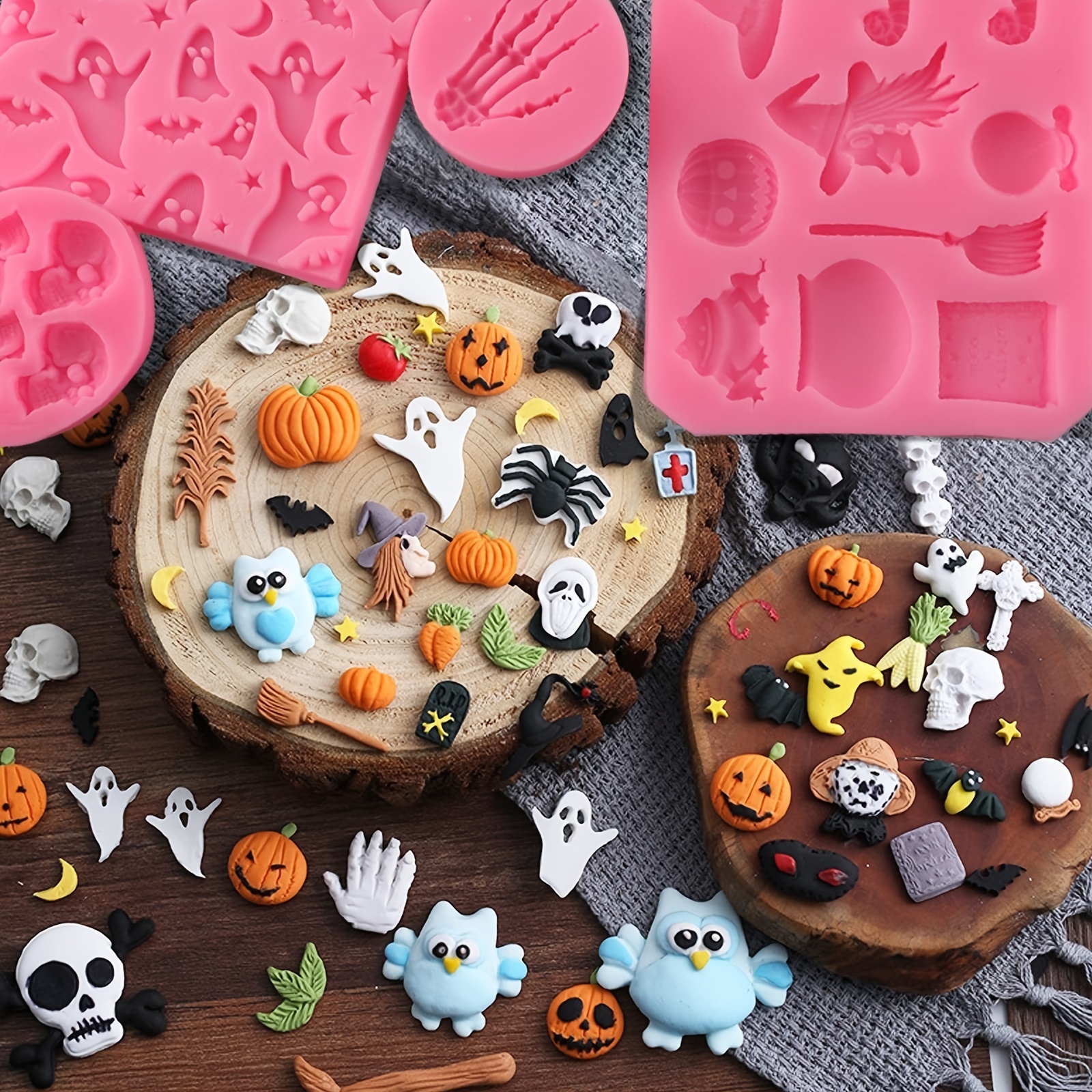 3D Skull Mold Baking Pan for Halloween, Cake Mold,Ice mold,Food Grade  Silicone DIY Skull Cake Pan,Halloween Decor Birthday Party - AliExpress