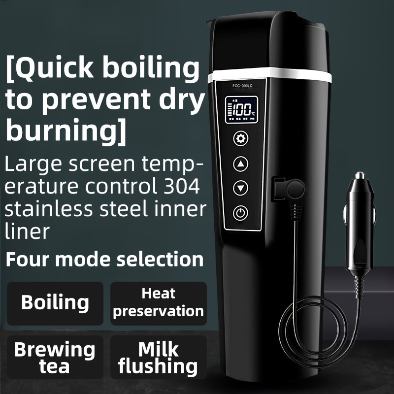 Smart Electric Coffee Kettle Gooseneck 600ml Flash Heat Temperature Control  Tea Milk Insulation Pot Prevent Dry Burning Kitchen