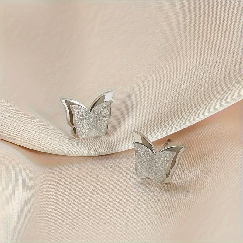 Titanium butterfly deals earrings