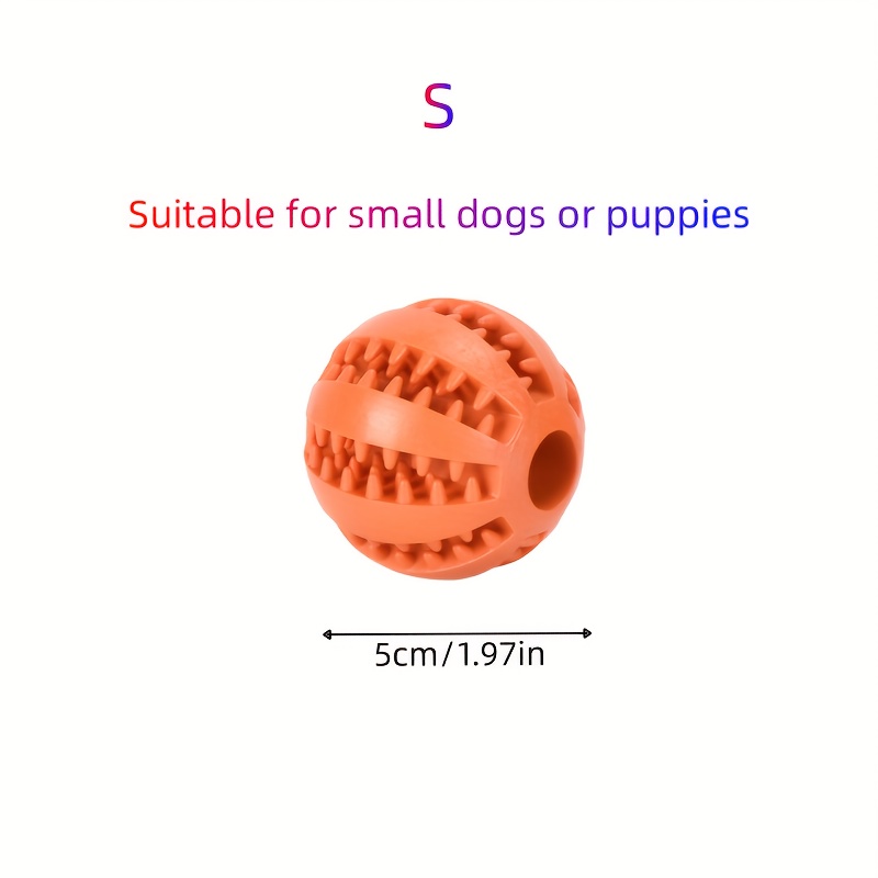 Pet Dog Toy Interactive Rubber Ball for Dogs Puppy Cat Chewing