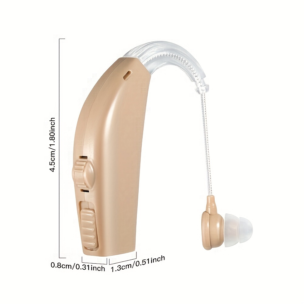 Comprar Audífonos para sordera, audífono recargable, amplificador de sonido  Bluetooth con pérdida auditiva grave, reducción inteligente de ruido