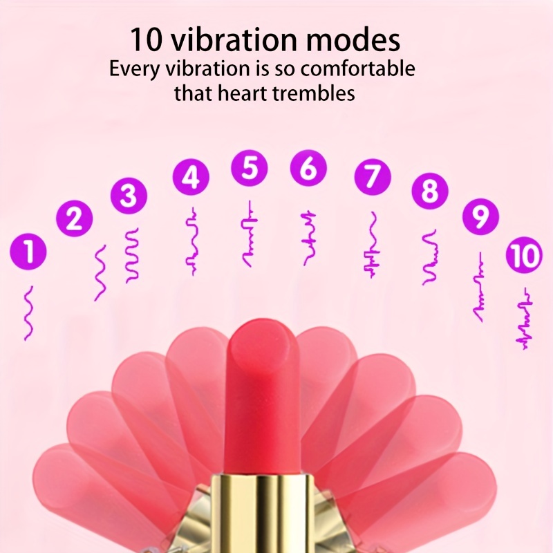 Female Bullet Vibrator 10 Frequency Mini Charging Bullet - Temu