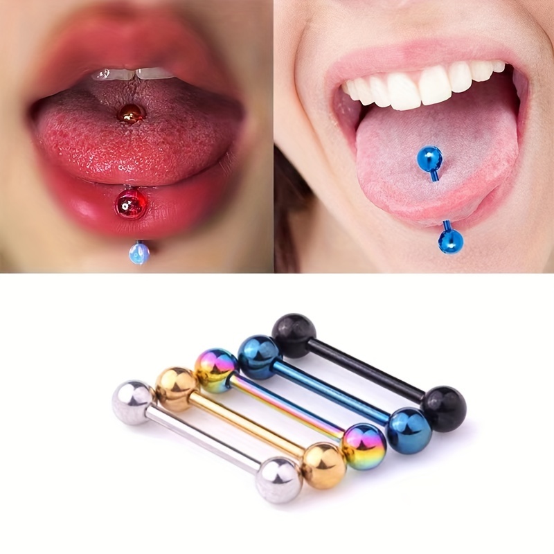 2pcs Titanium Steel Body Piercing Set for Men