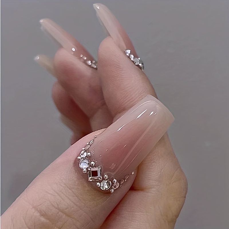 Flatback Nail Art Rhinestones,mixed Shaped Crystal Glass Nail Art Gemstones  For Diy Or Nails Salons,nail Rhinestone Bead - Temu Republic of Korea
