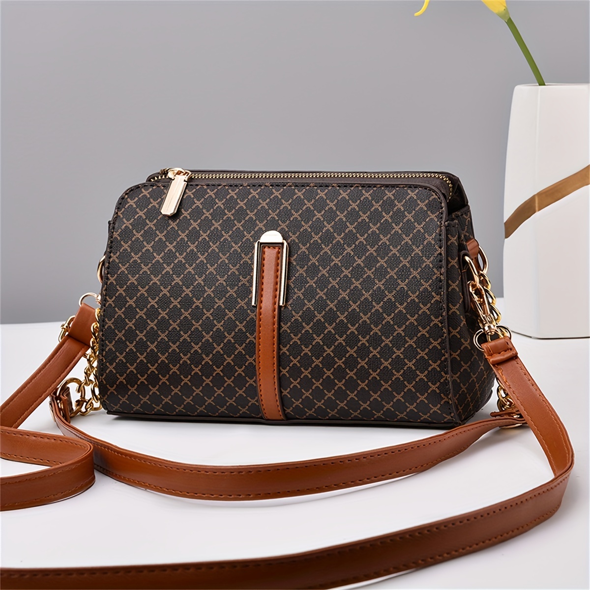 Patterned cross body online bag