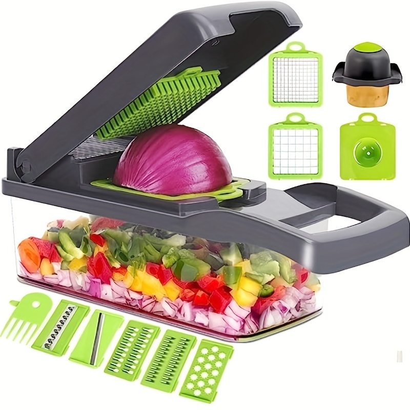 Vegetable Chopper, Multifunctional Fruit Slicer, Manual Food