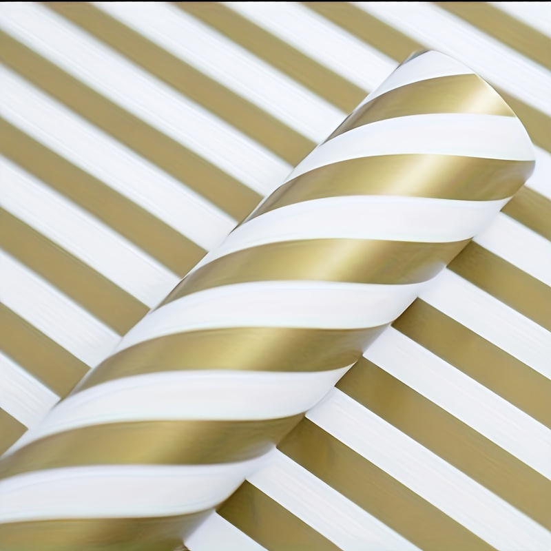 Gift Wrap Striped Wrapping Paper Christmas Gift Wrapping - Temu