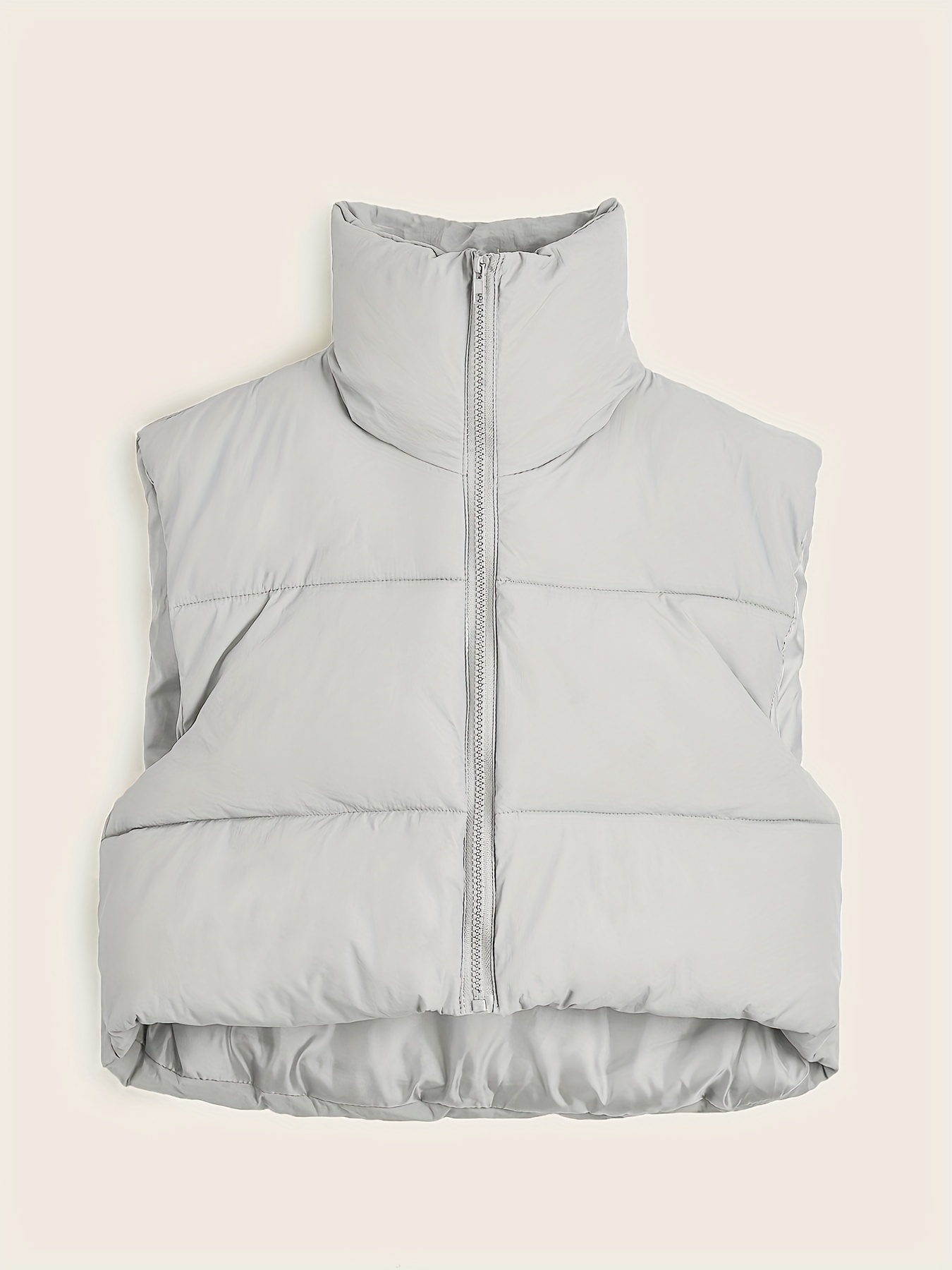 Grianlook Ladies Waistcoat Zip-Up Jacket Vest Sleeveless Coat