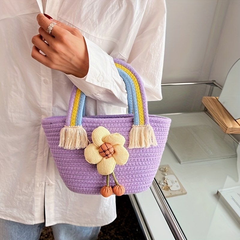 Cute best sale straw purses