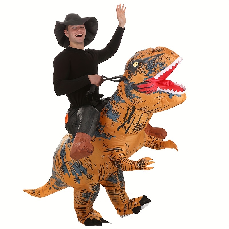 🤣 Super Festa col Costume Dinosauro T-REX Gonfiabile. Recensione 😋 Seria  🤪 