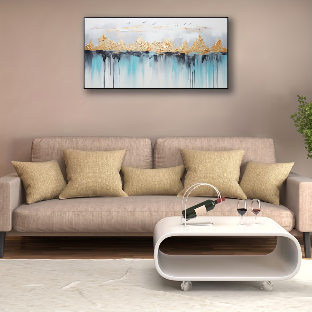 Art Canvas Poster Mountain Abstract Canvas Wall Art Nature - Temu