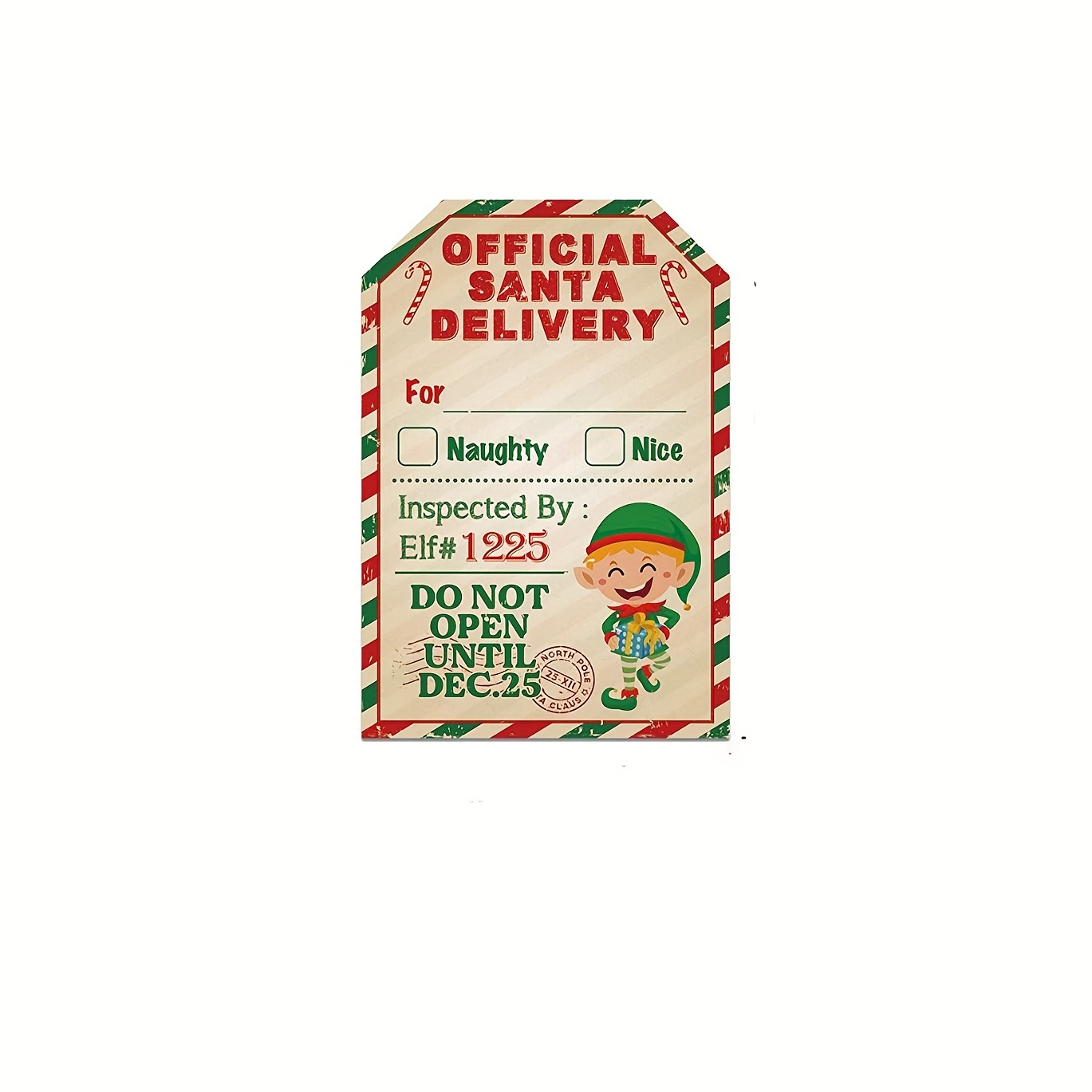 200 Christmas Holiday Decoration Stickers Roll Self adhesive Labels