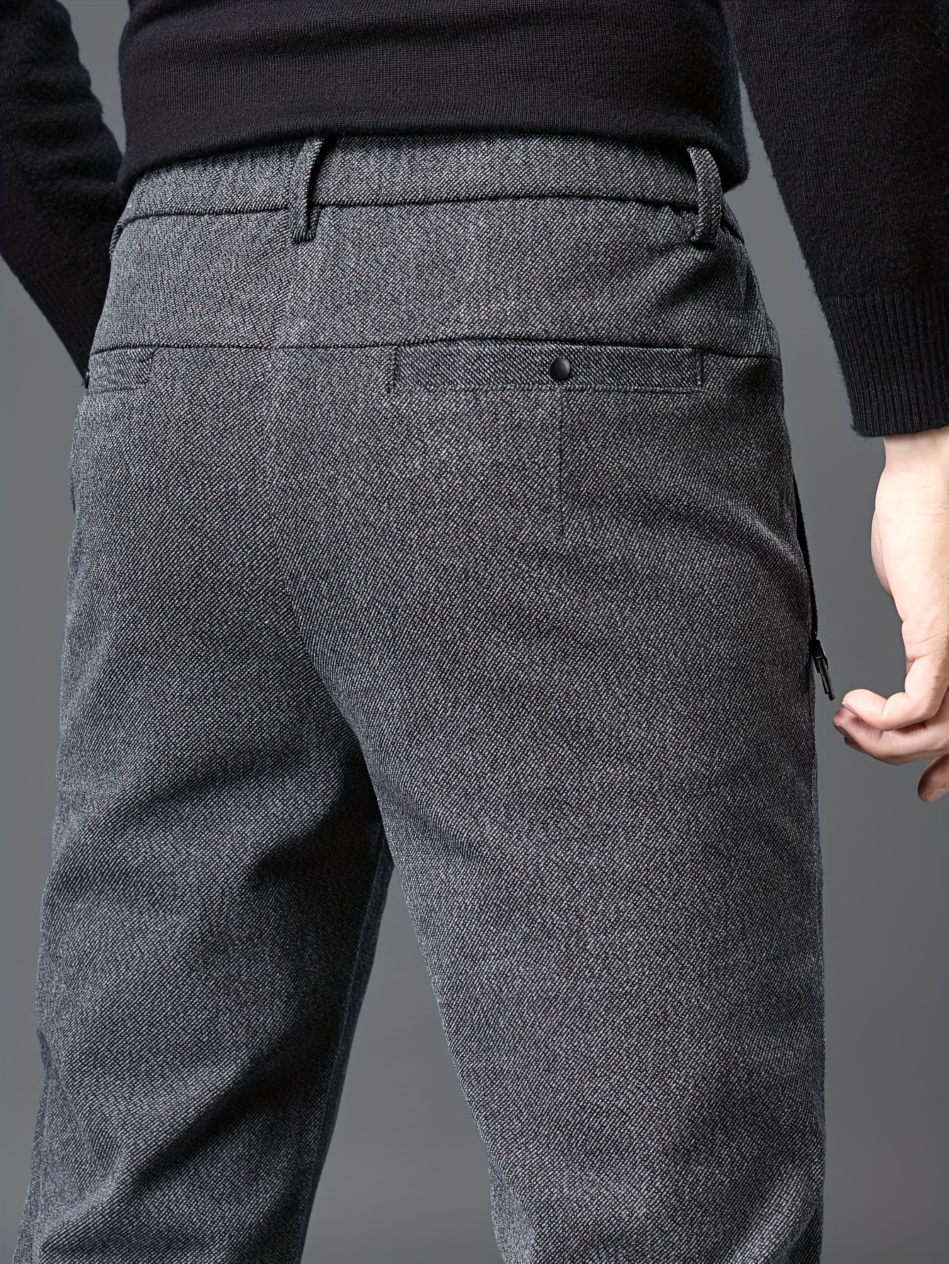 Dress pants outlet with zipper pockets