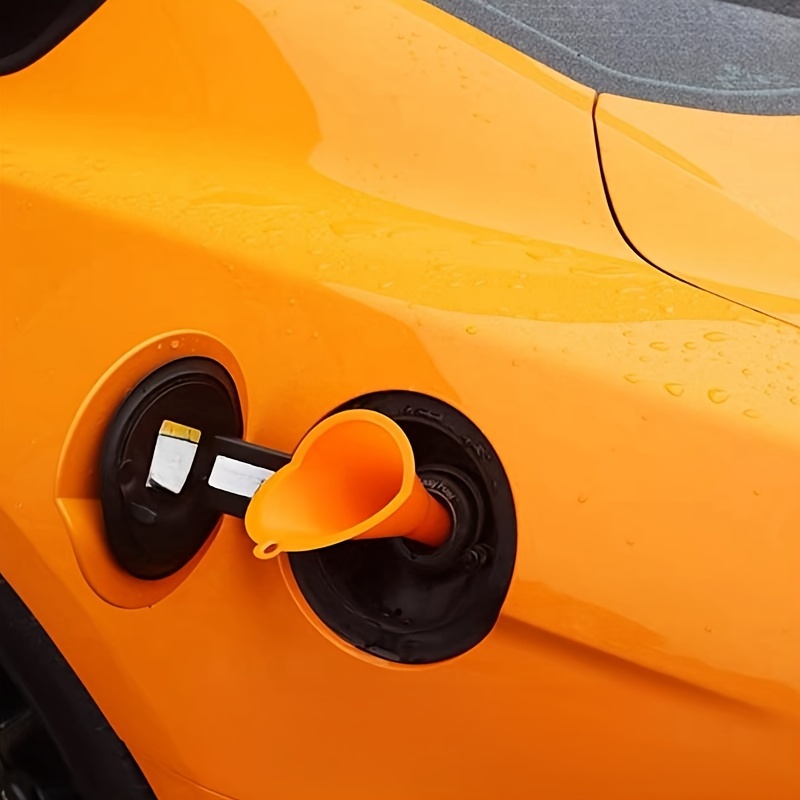 2 Pezzi Imbuto Per Carburante Con Filtro - Per Auto, Moto, Olio, Diesel E Benzina (Nero)