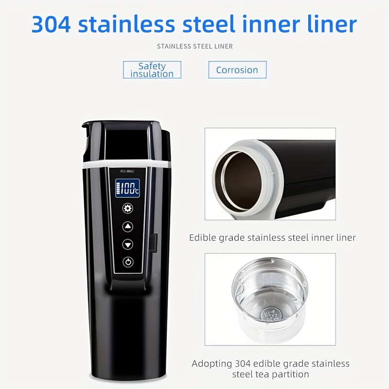 Car Heater Travel Mug 24v Stainless Steel Electric Kettle Thermo