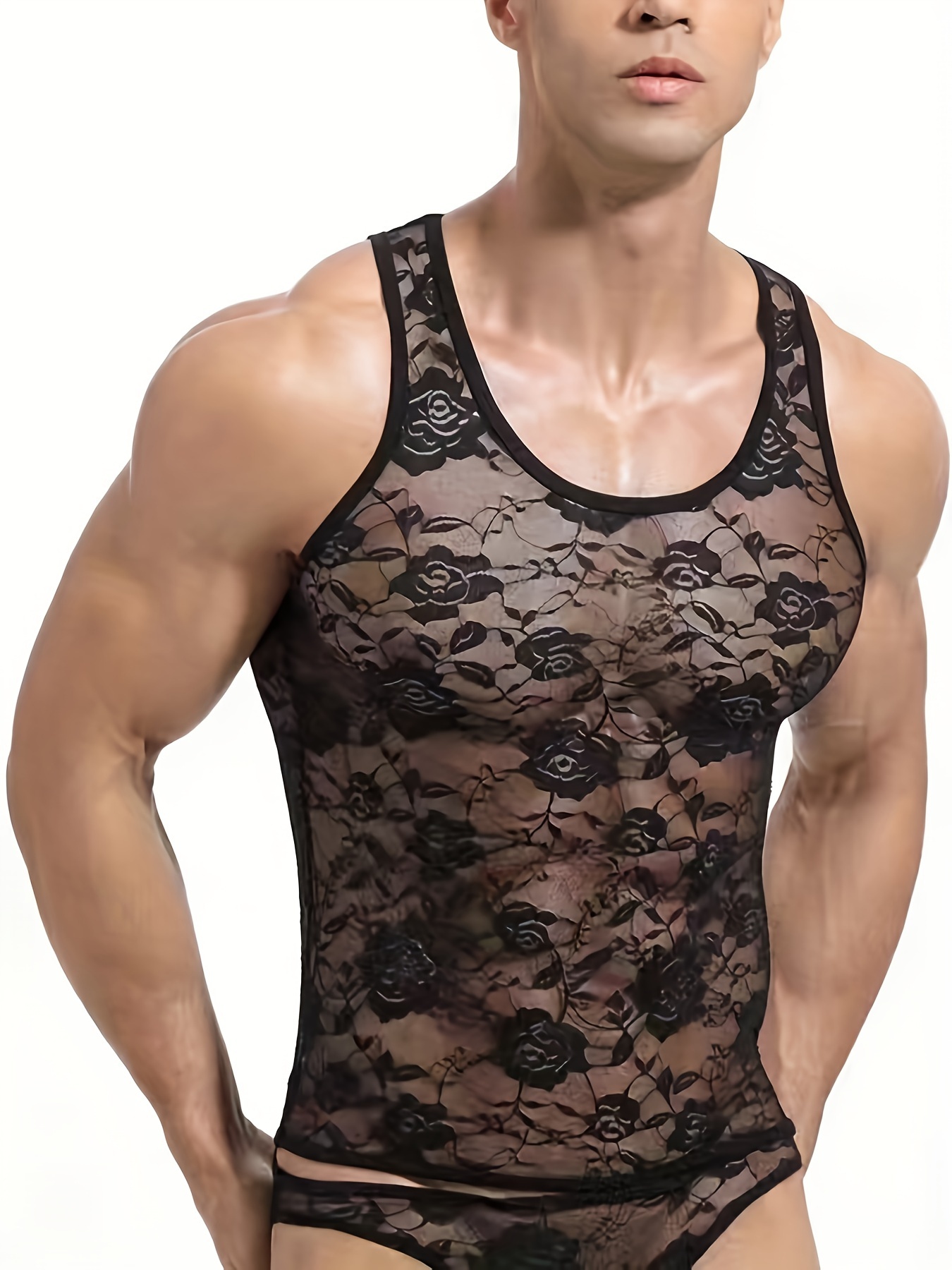 Men's Fashion Sleeveless Vest Body Shaper Sexy Tight Tank - Temu