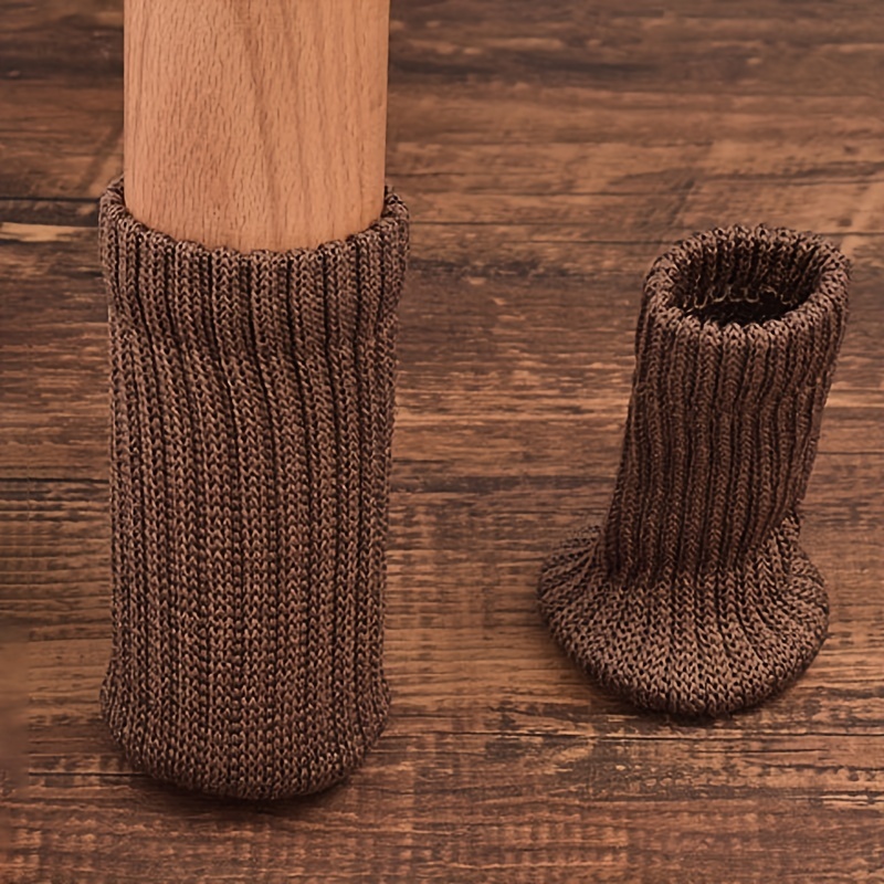 Chair Leg Socks: Knitted Elastic Furniture Leg Protectors - Temu