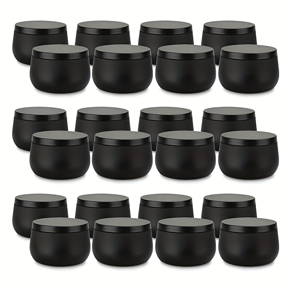 12pcs 8oz Candle Tin Matte Black Candle Jar for Making Candles, Candle  Vessels with lids for Gift Lotions Spices Storage Travel - AliExpress
