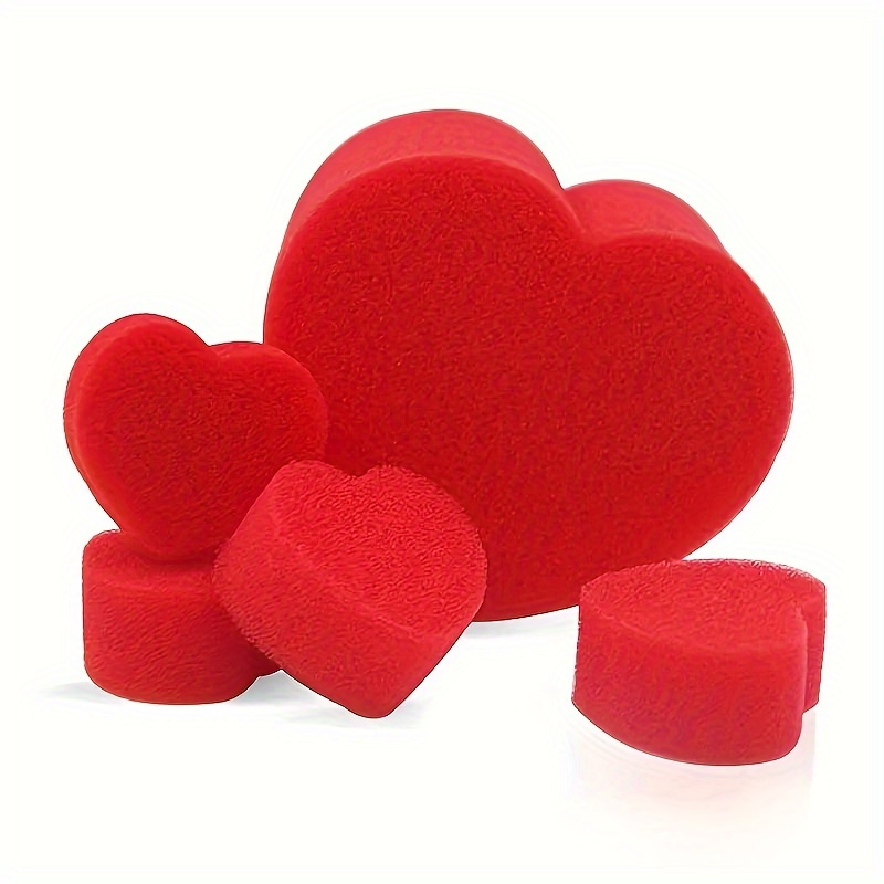 5pcs Sponge Heart, Couple Magic, Heart Ball Toy, Street Interactive Stage  Talent Annual Performance Magic Props