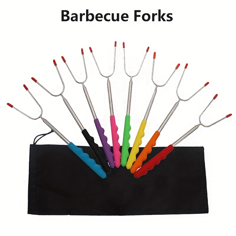 Retractable Barbecue Fork Marshmallow Roasting Sticks - Temu