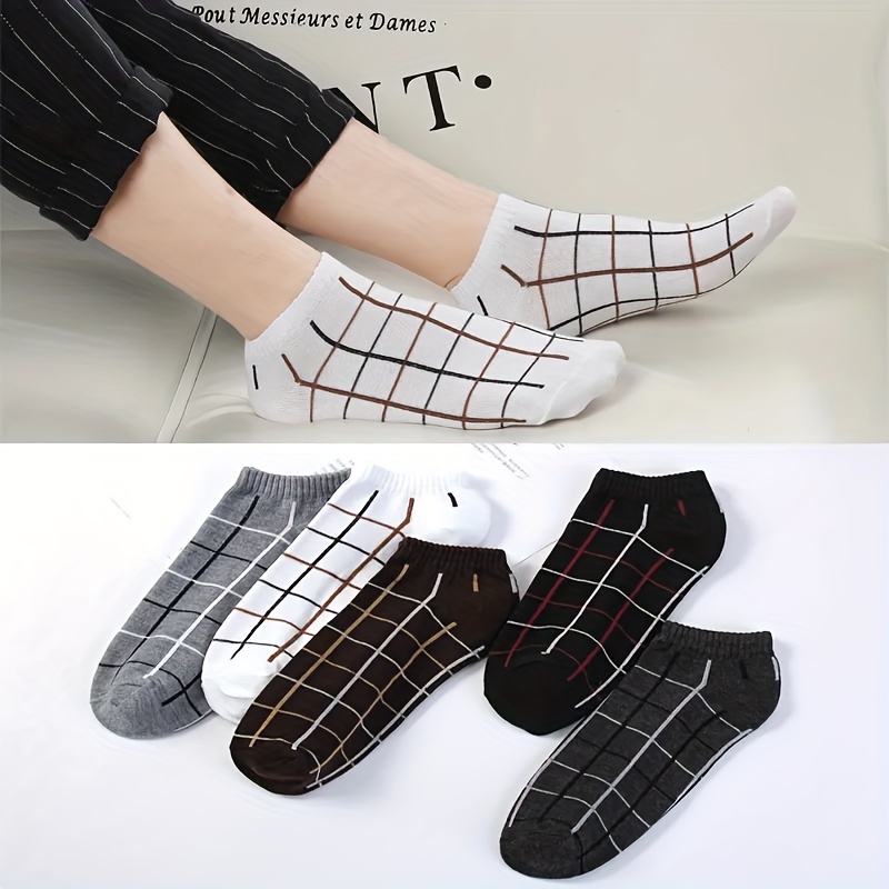 Men's Cotton Breathable Thin Low Cut Anti-odor Crew Socks, Chinese  Character Sheep Pattern Multi Color Short Sports Socks For Summer - Temu