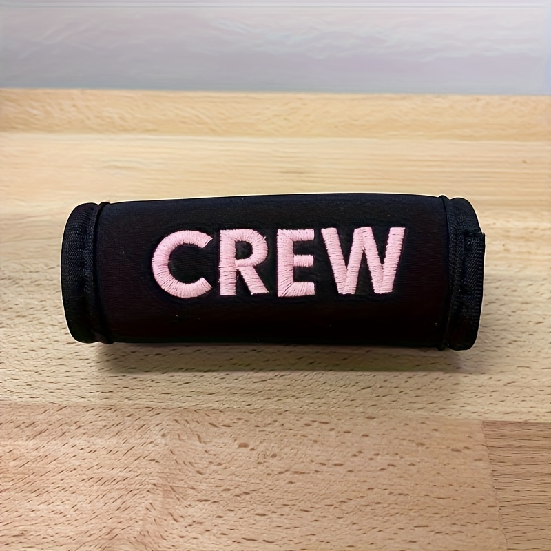 TEMU Luggage Embroidery Carry Handle, Personalized Embroidery Luggage Handle, Creative Embroidery Luggage Trolley Handle