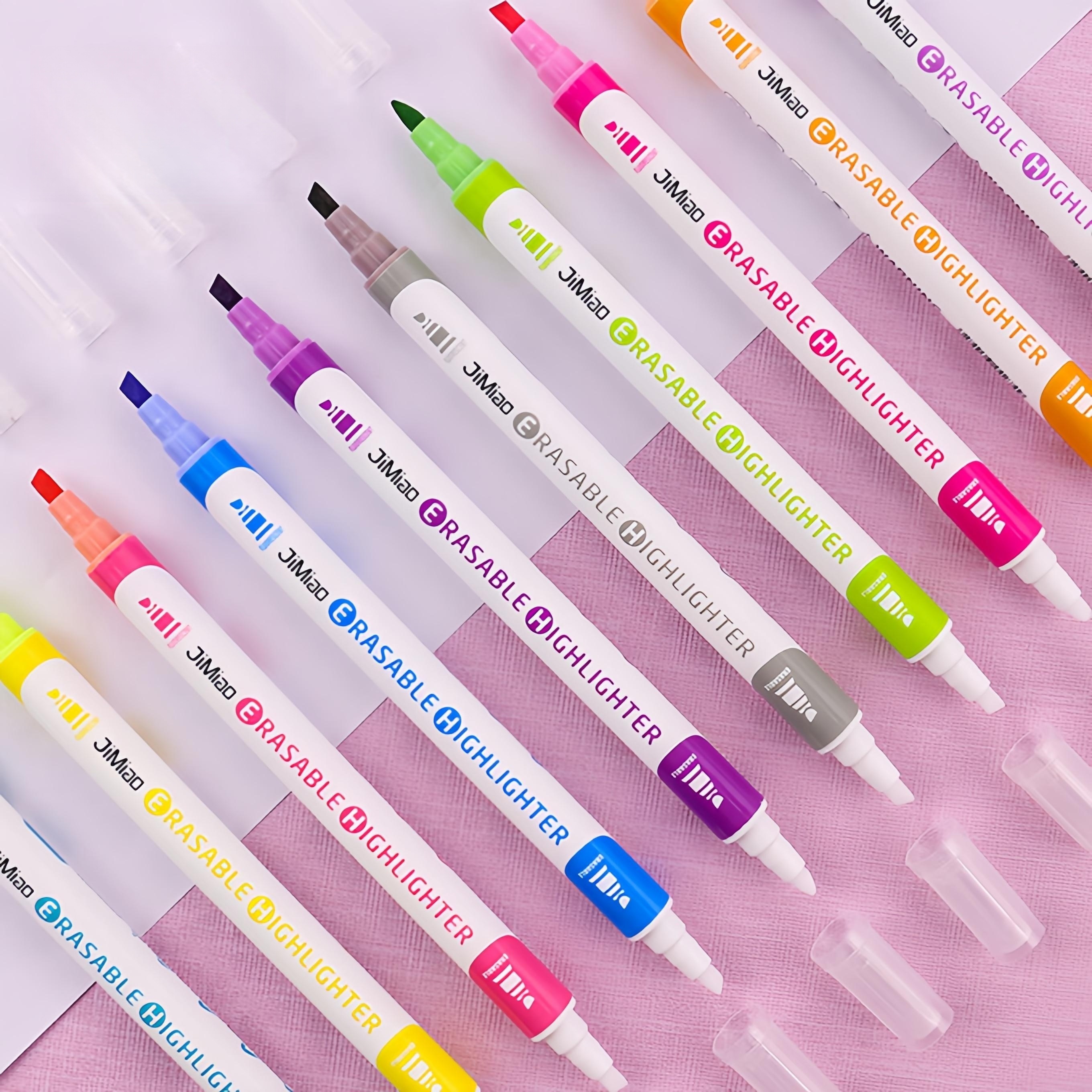 Double headed Erasable Fluorescent Pens Marking Pens Colored - Temu