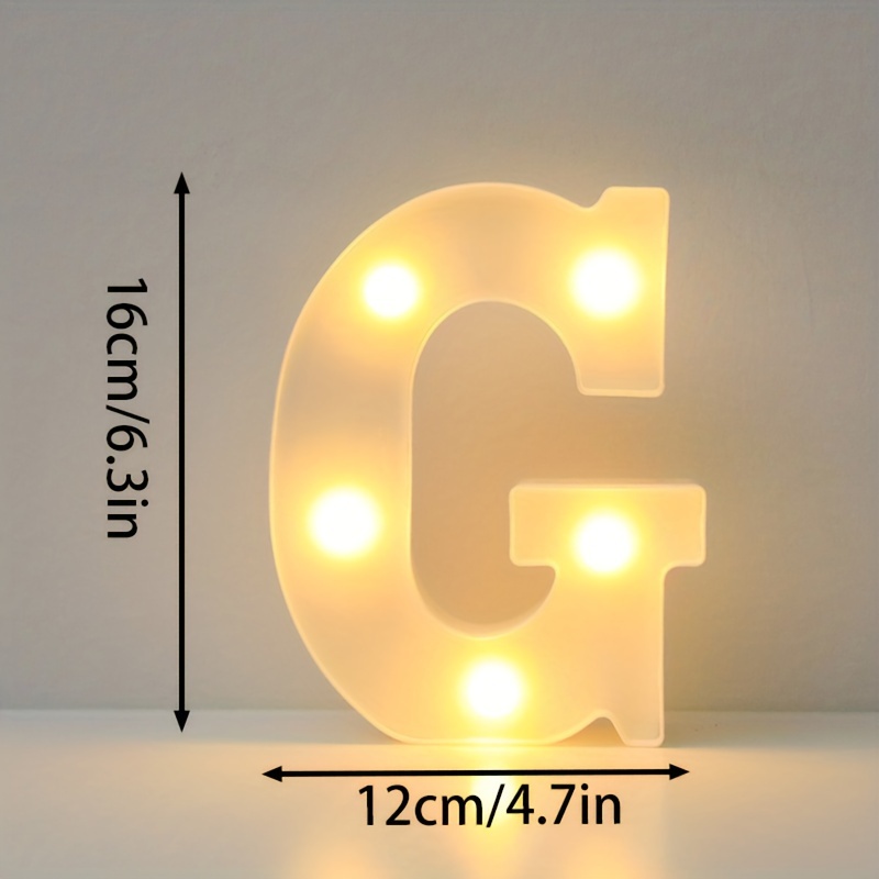 1 Stück Englische Ledbuchstabenlichter, Vorschlag