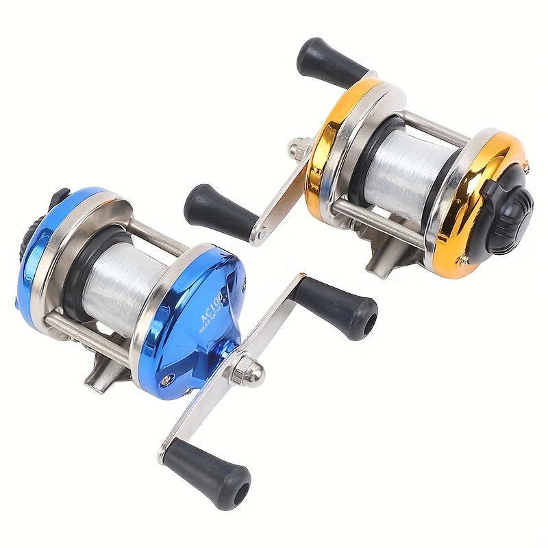 Fishing Reels 3.5:1 Gear Ratio 3 Color Mini Trolling Reel Casting