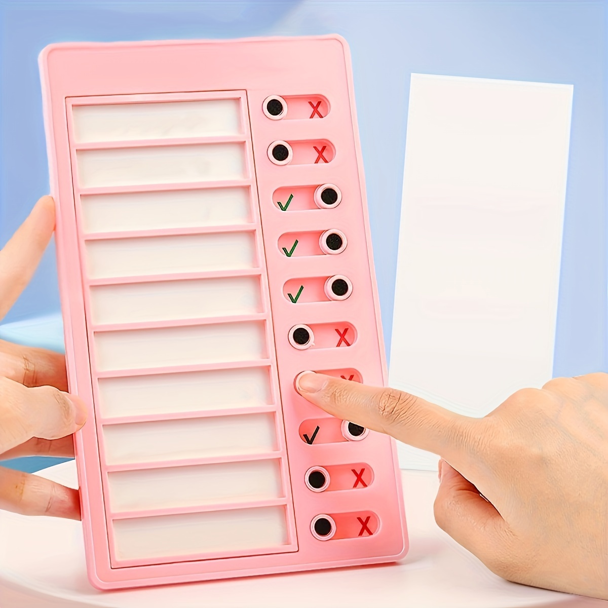 Chore Chart Boards Multiple Purposes Portable Memo Plastic - Temu
