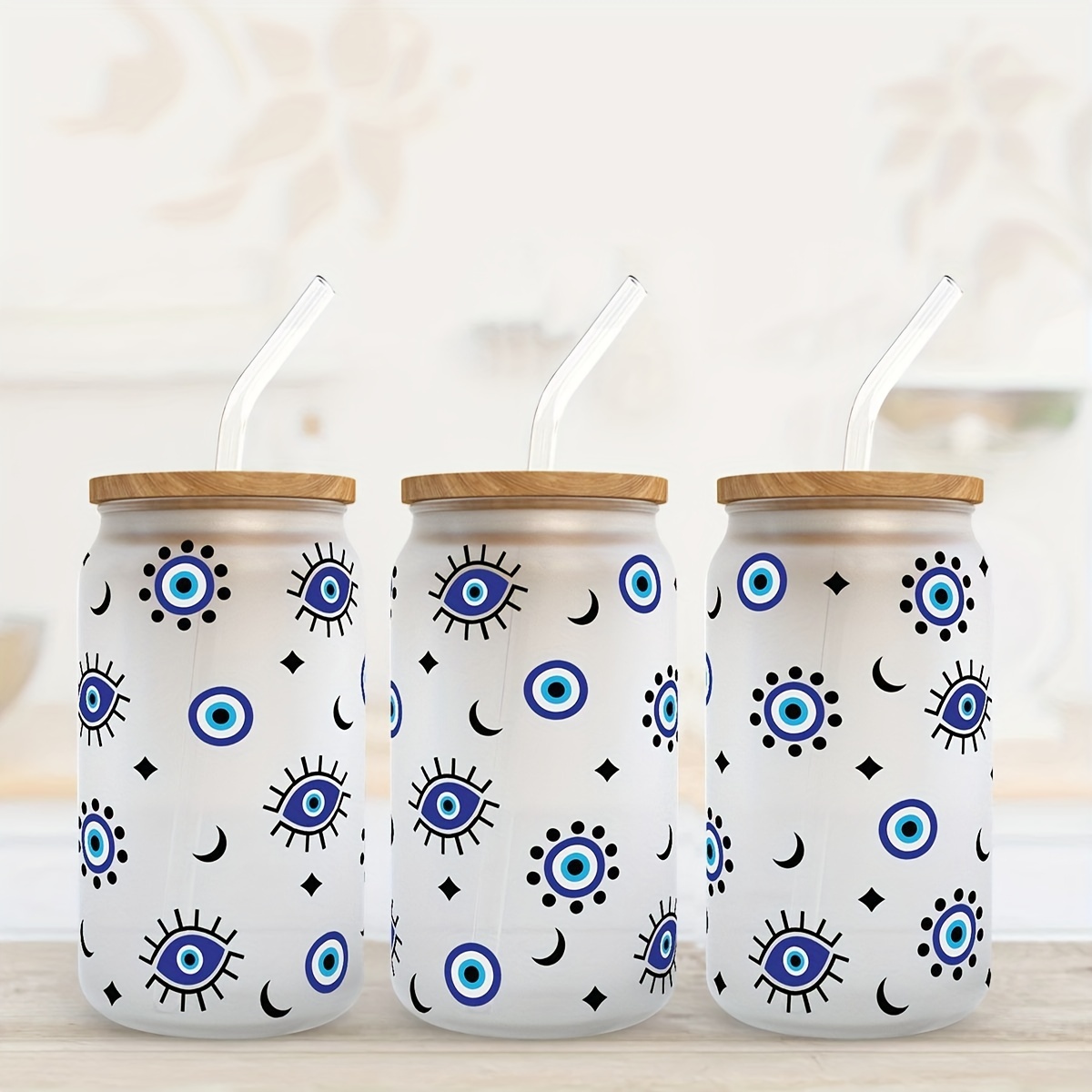 Vinyl Coffee Cup Decals Decor, Japanese Coffee Cup Straw