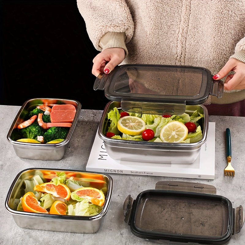 9pcs Set: 6pcs Square + 3pcs Rectangular Silicone Lunch Box Bento