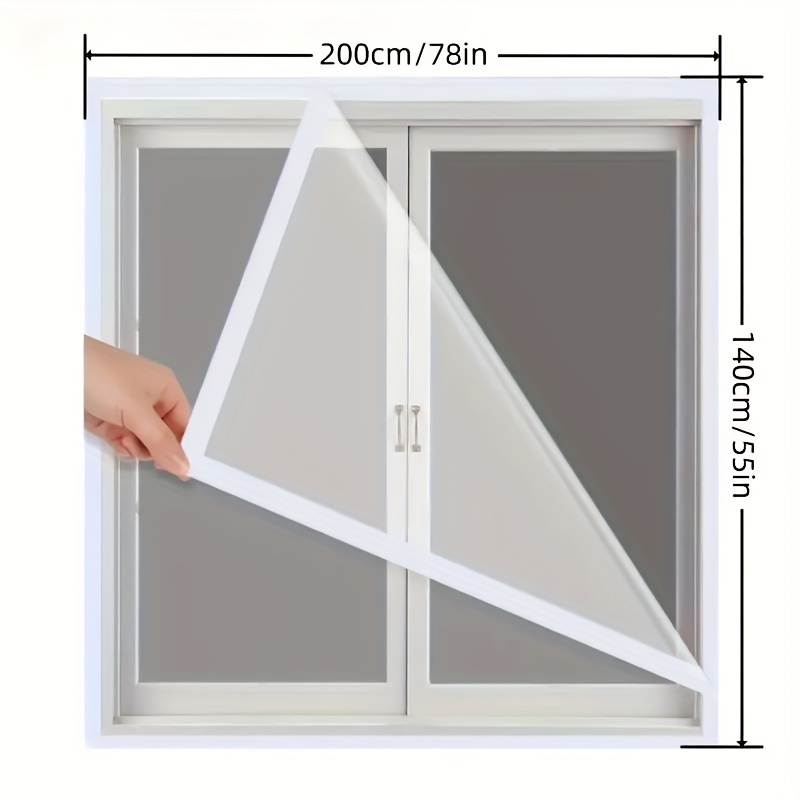 Película Aislante para Ventanas Transparente para el Aislamiento Térmico de  Ventanas Kit de Película de Aislamiento de Ventana para Ventanas de