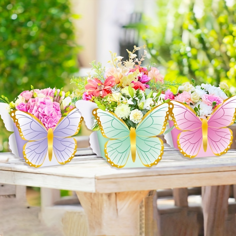 Butterfly Centerpieces Paper Boxes Birthday Tea Party Favors - Temu