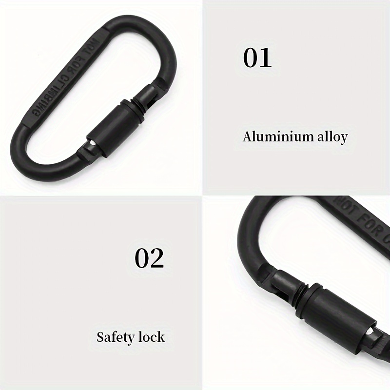 2pcs Heavy Duty Locking Clips for Camping Hiking Hammock