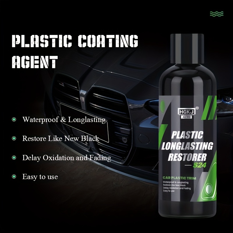 Plastic Revitalizing Coating Agent, Nano Plastic Refreshing Coating,  Plastic Refurbishment for Car Automotive Interior Cleaning Agent (50ML-1Pc)