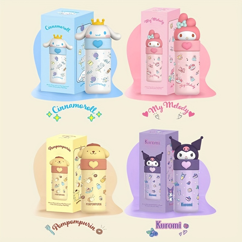 Sanrio Cinnamoroll / My Melody / Pompompurin Thermos Water Bottle Flask  350ml