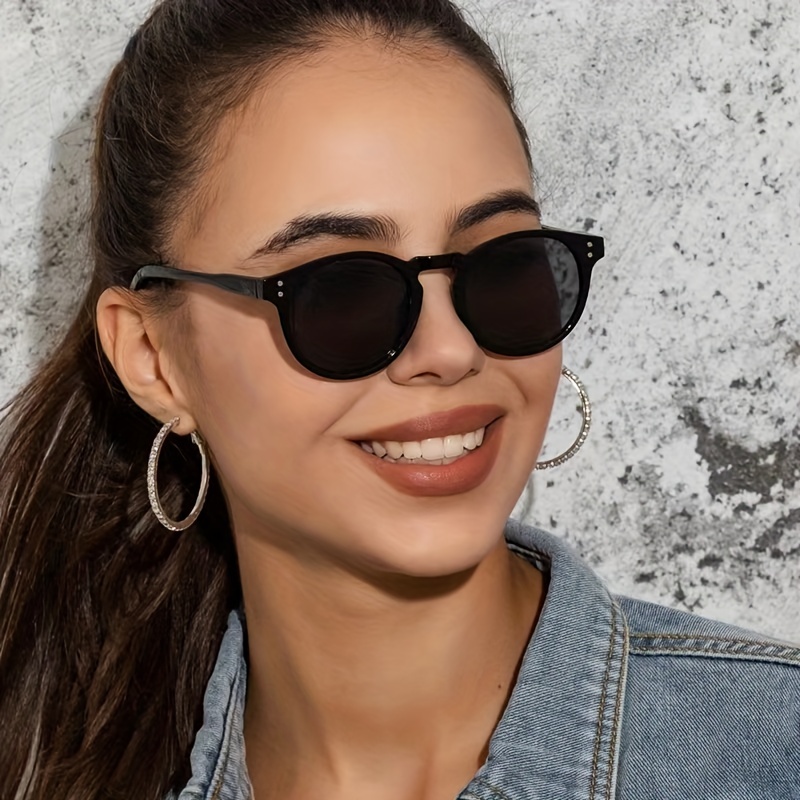 Irregular Round Sunglasses Women Designer Gradient Fashion - Temu