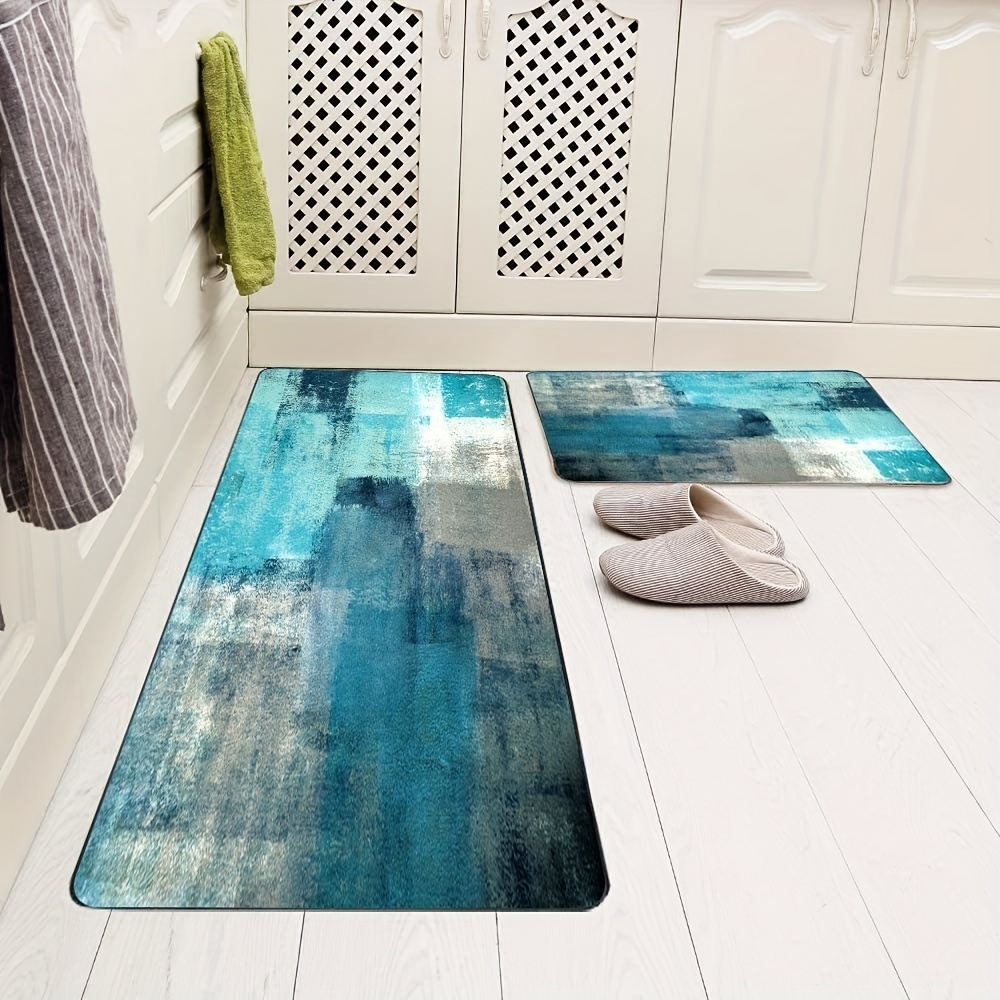 Soft Kitchen Floor Mats for in Front of Sink Super Absorbent Kitchen R –  Modern Rugs and Decor