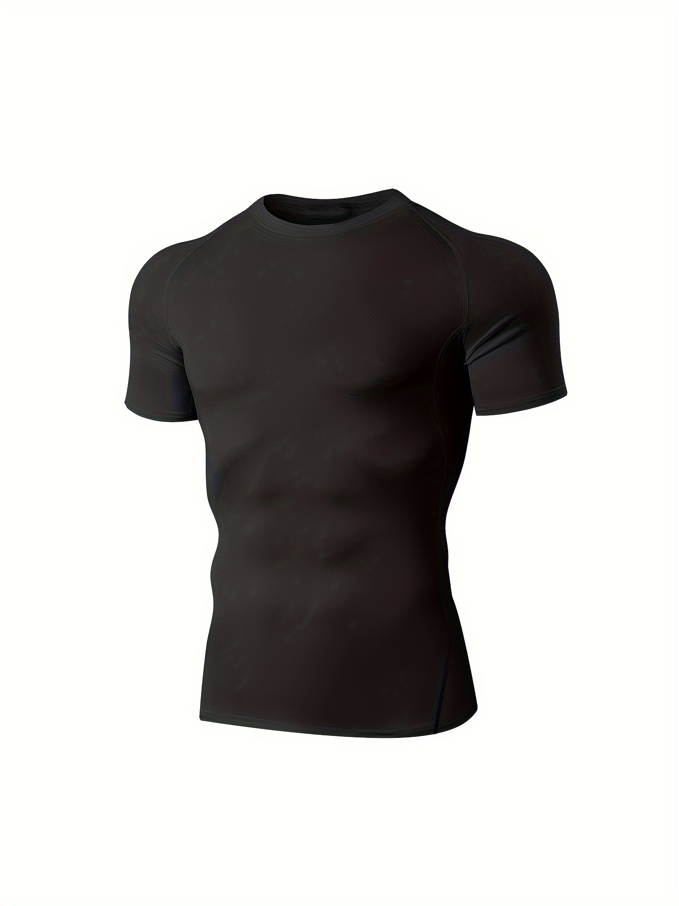 Factory Hot Selling 2PCS Compression Short Sleeve T-Shirt with Gym