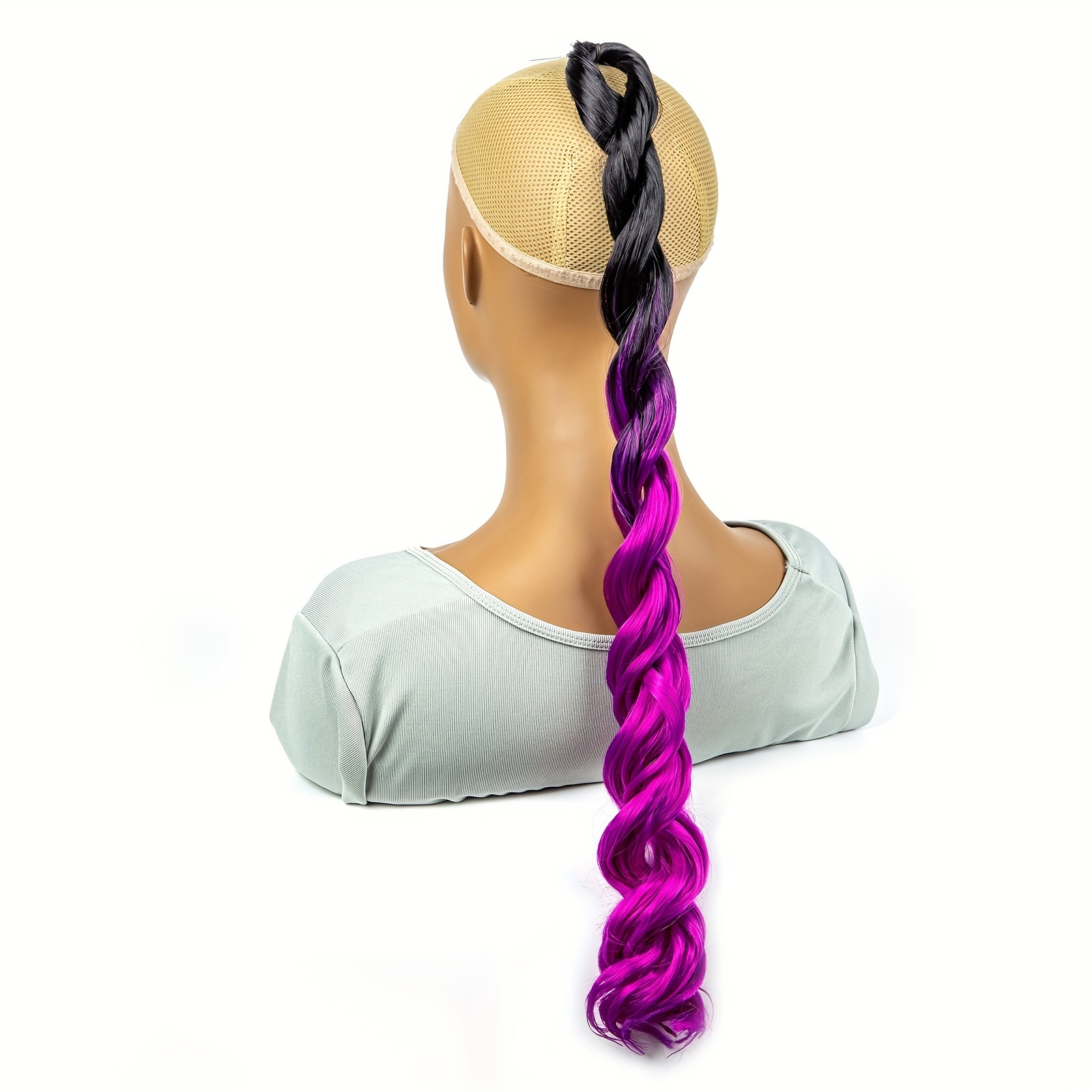 Pre Stretched Braiding Hair Extensions 66 cm Synthetic Crochet Braids