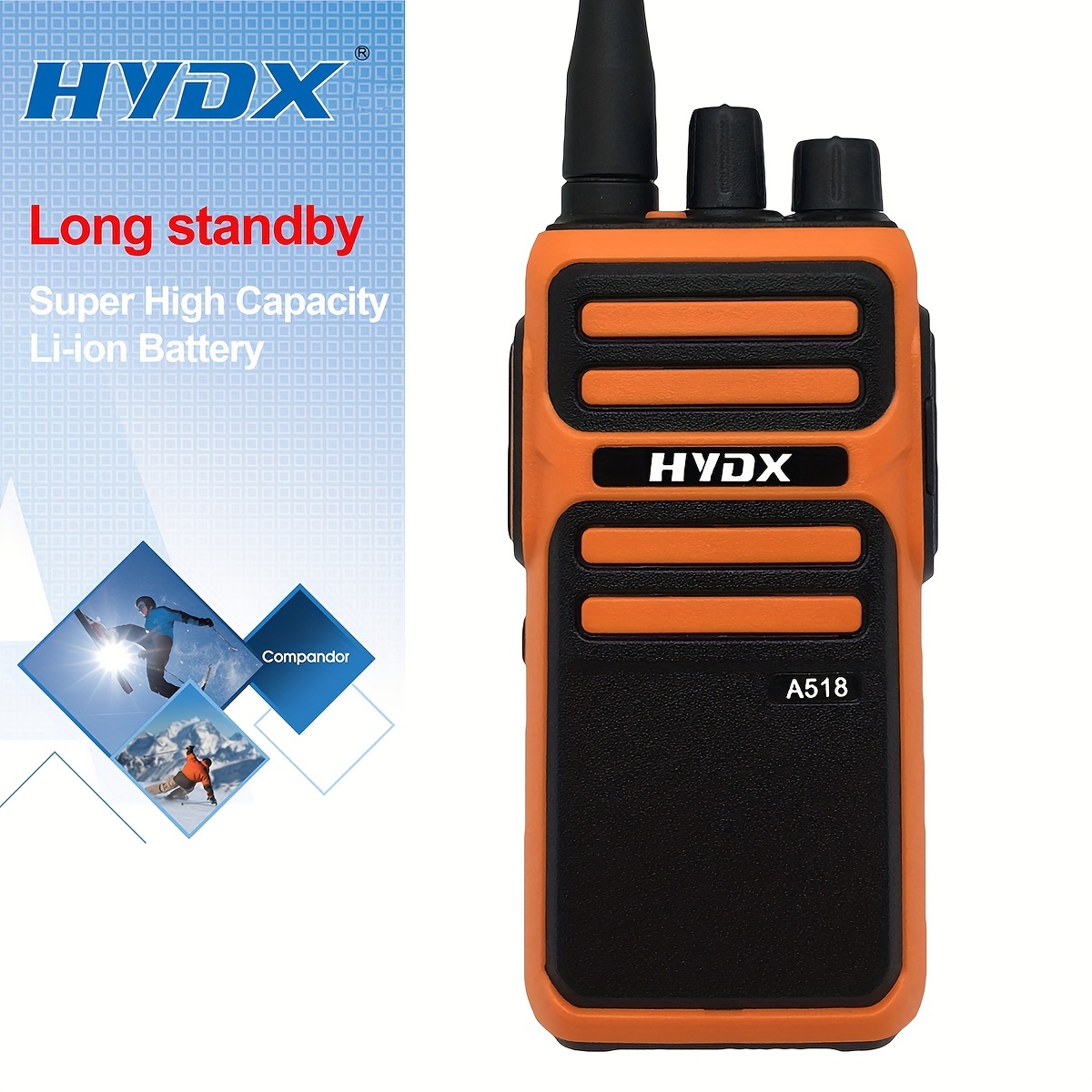A518 Small Walkie Talkie, Power, 4400 Mah Battery Capacity, Super Long  Standby Rechargeable Two-way Radio Temu United Kingdom