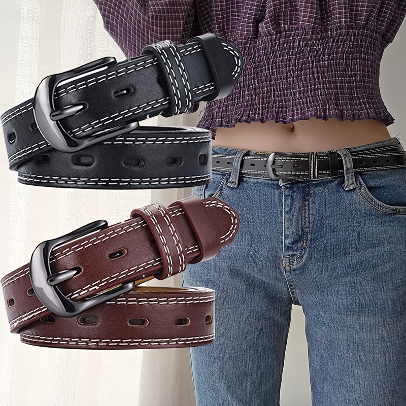 Leather Belt Women - Temu Canada