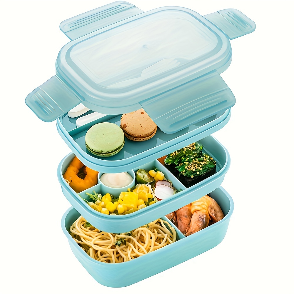 3 Layer Bento Box For Adults And Kids Portable And - Temu Canada