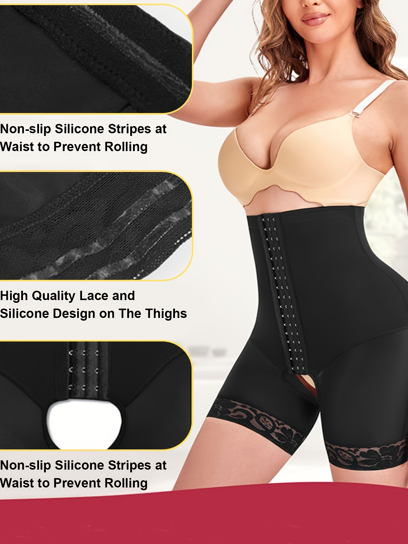 Silicone Hip Thigh Pads,butt Lifter Panties,high Waist Shapewear