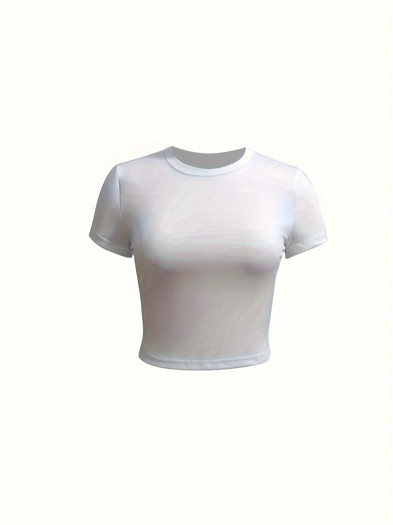 T shirt cheap blanc moulant femme